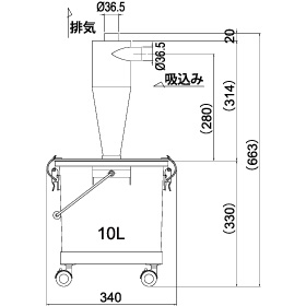 画像:SCC-60-10 外形図