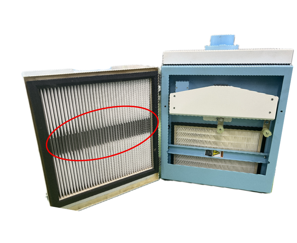 レーザークリーン集塵機 CBAシリーズ1次フィルターに関するご案内 | チ